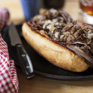 Bourbon Bacon Cheesesteak