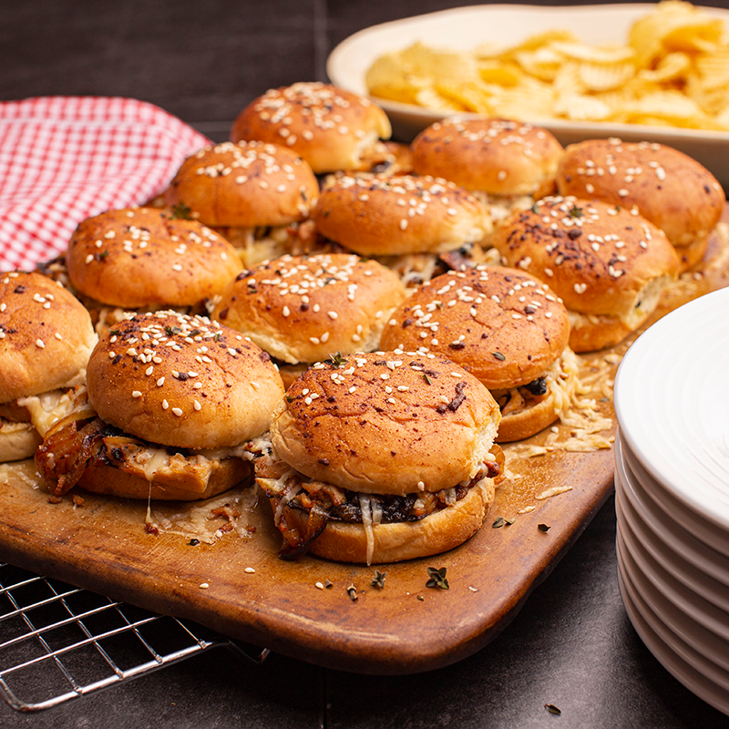 Chicken French Onion Sliders